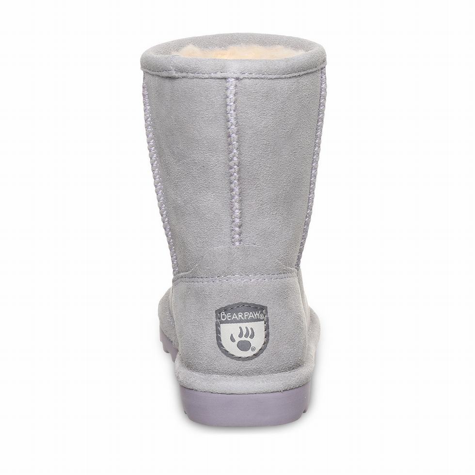 Kids' Bearpaw Elle Youth Boots Grey | LJM4490YW