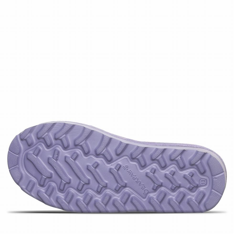 Kids' Bearpaw Elle Youth Boots Purple | FSC6710FJ