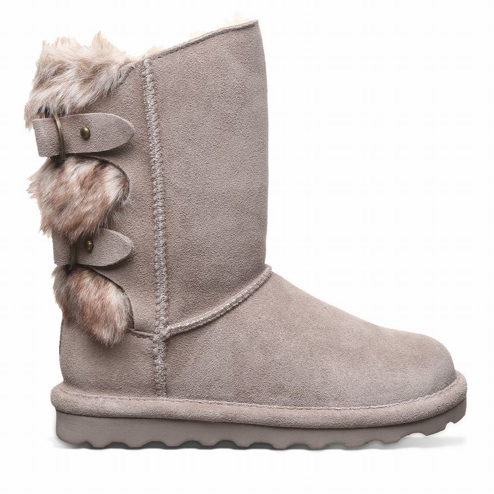 Kids' Bearpaw Eloise Youth Boots Grey | JZU2541IB