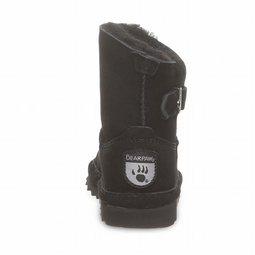 Kids' Bearpaw Isabelle Toddler Boots Black | CNS623QC