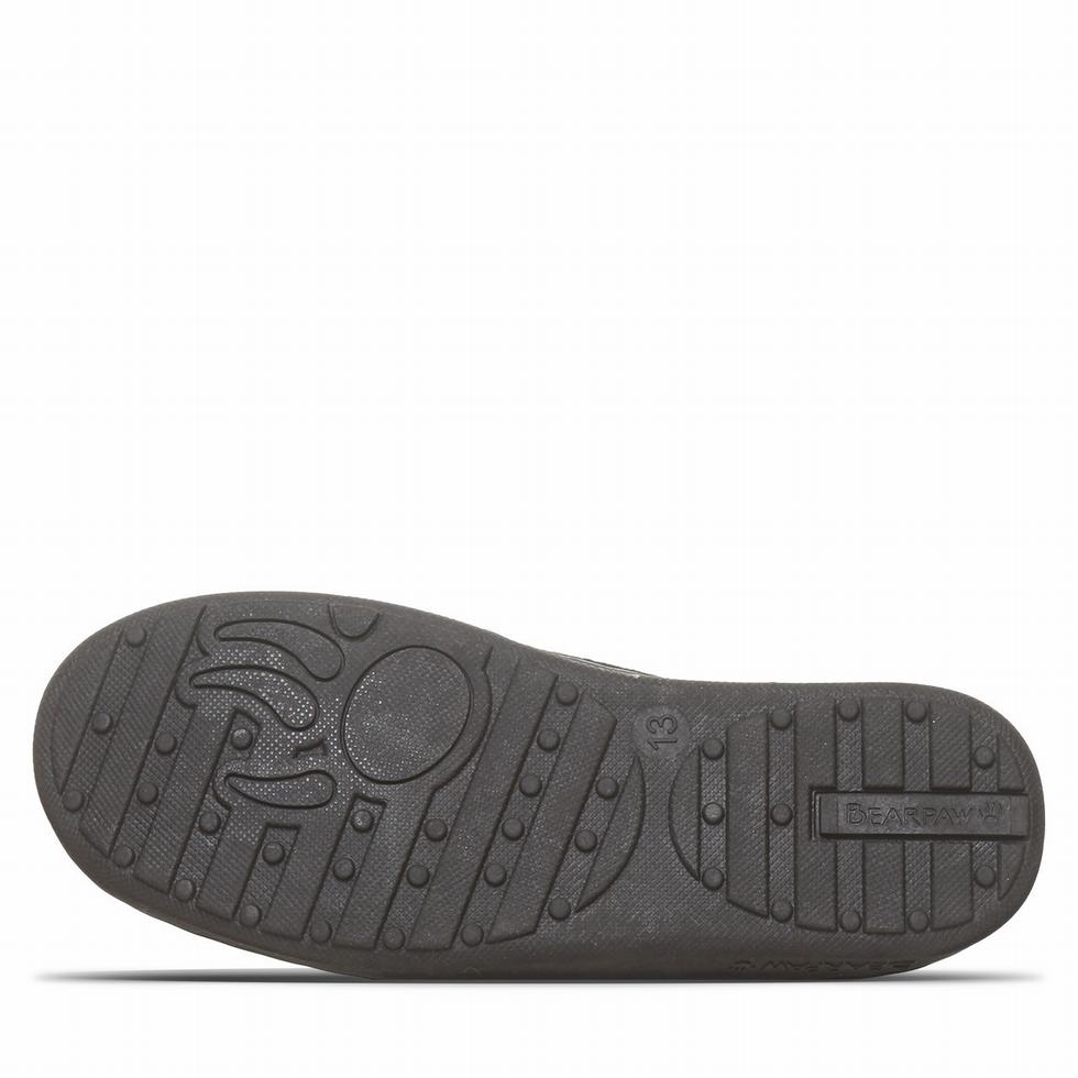 Kids' Bearpaw Jamie Youth Slippers Black | PXE2434SC