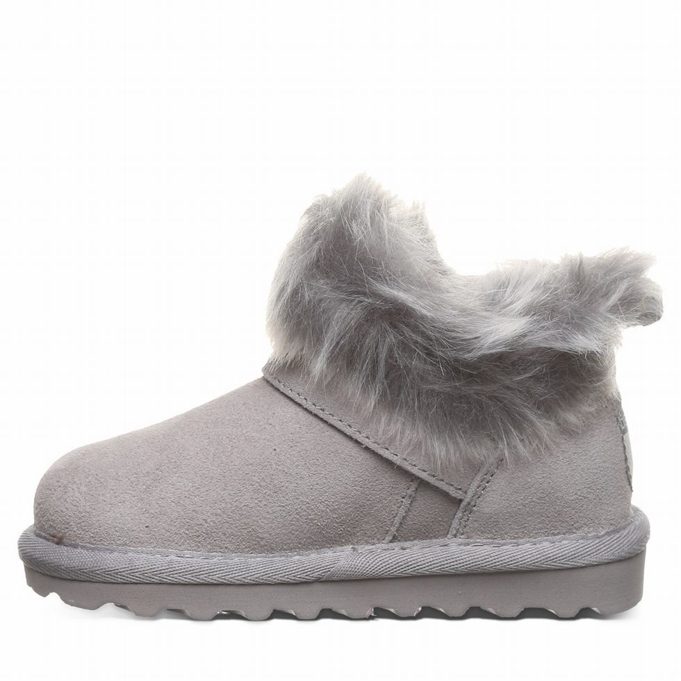 Kids' Bearpaw Jasmine Toddler Boots Grey | WPQ2887OR