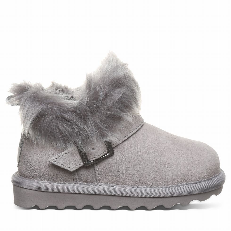 Kids' Bearpaw Jasmine Toddler Boots Grey | WPQ2887OR