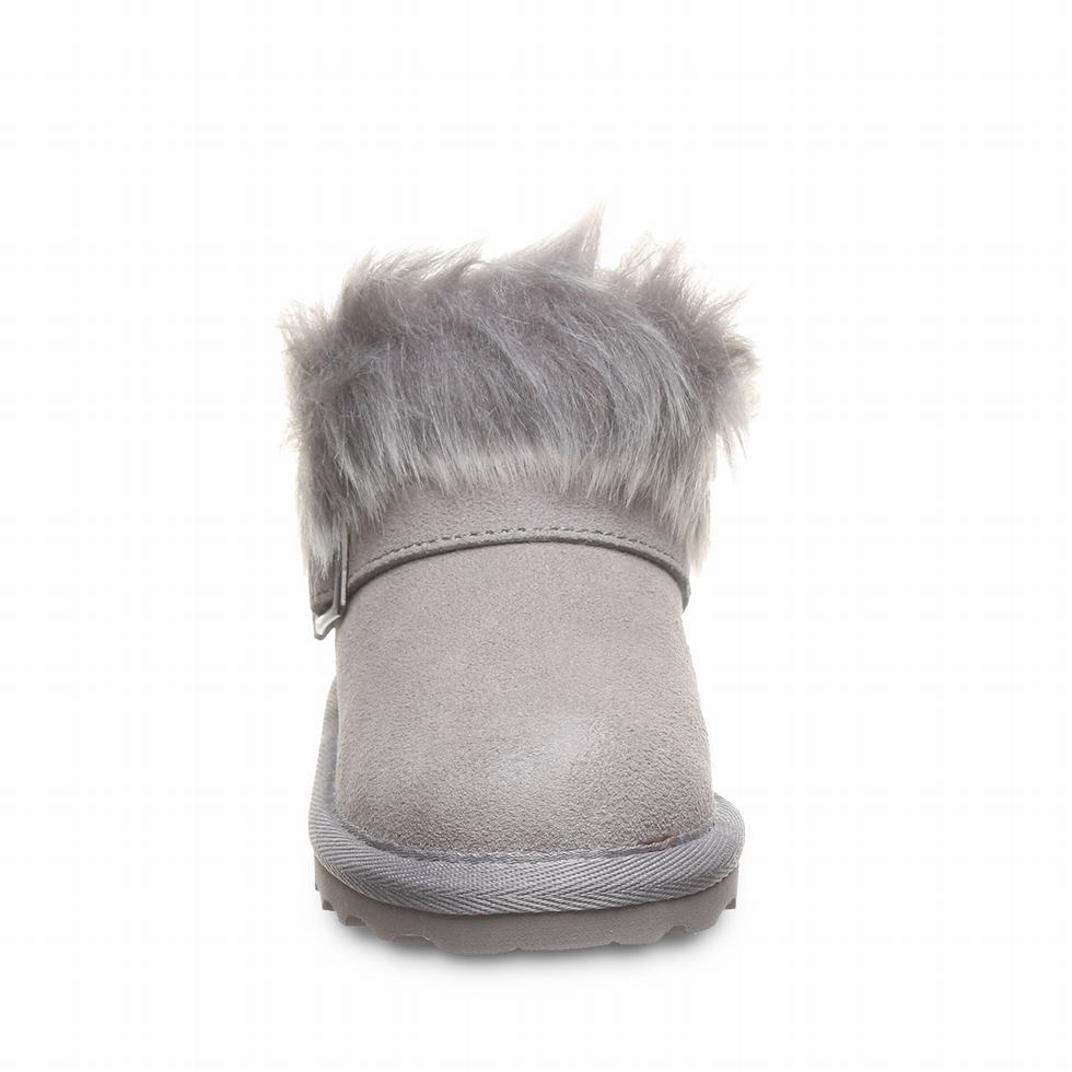 Kids' Bearpaw Jasmine Toddler Boots Grey | WPQ2887OR