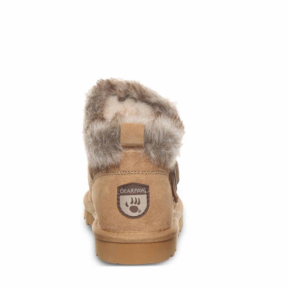 Kids' Bearpaw Jasmine Youth Boots Brown | CHX417XO