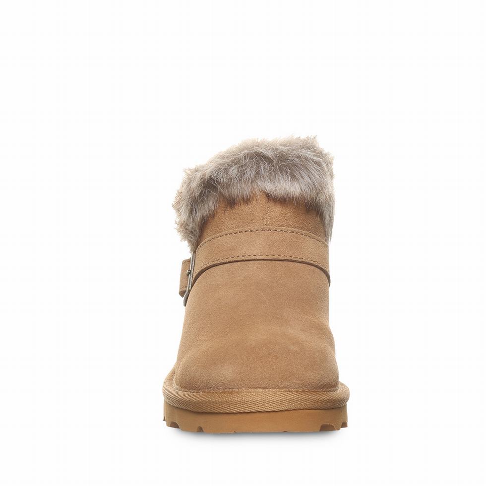 Kids' Bearpaw Jasmine Youth Boots Brown | CHX417XO