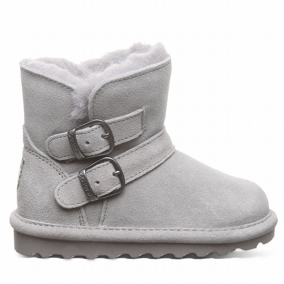 Kids' Bearpaw Katya Toddler Boots Grey | INA1529GS