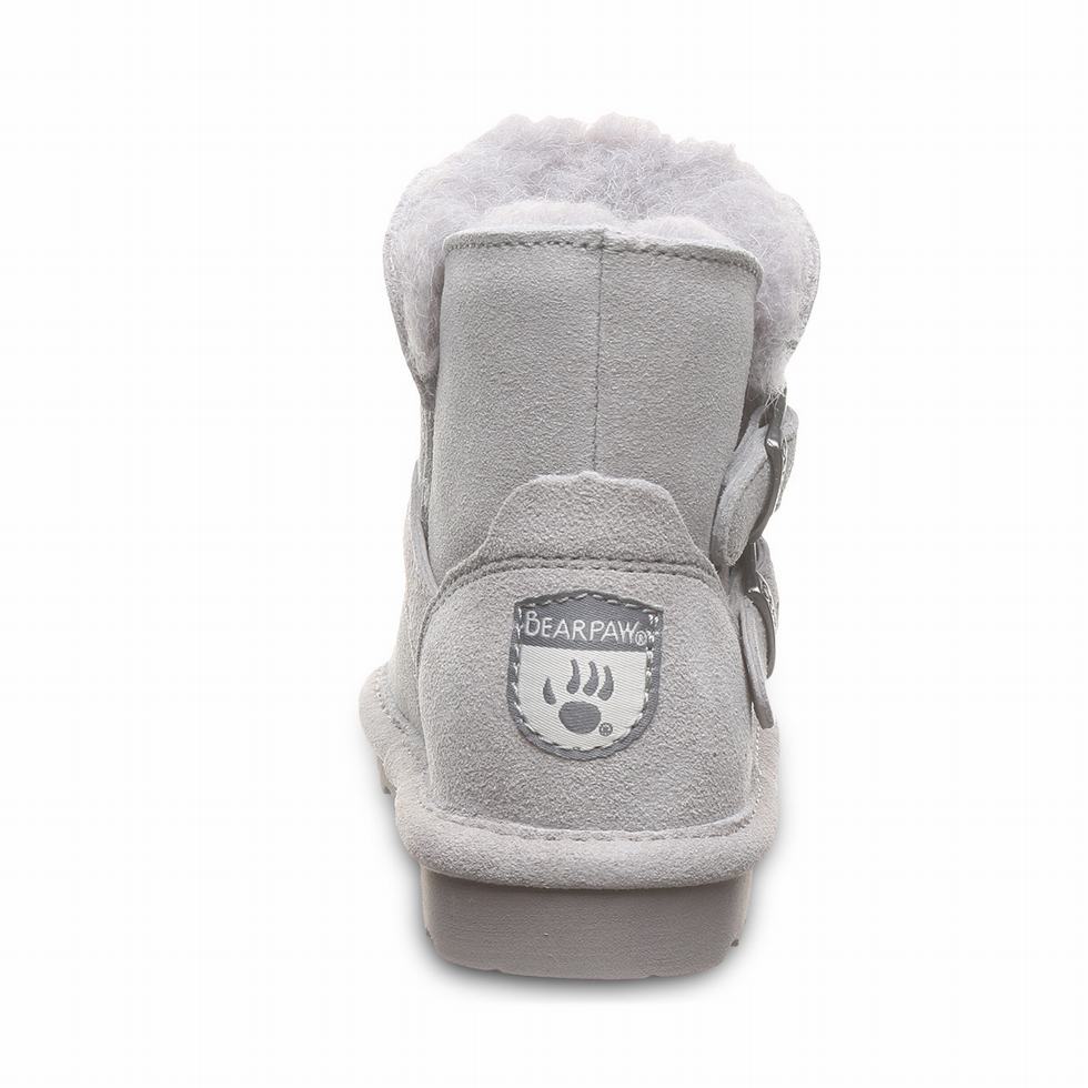 Kids' Bearpaw Katya Toddler Boots Grey | INA1529GS