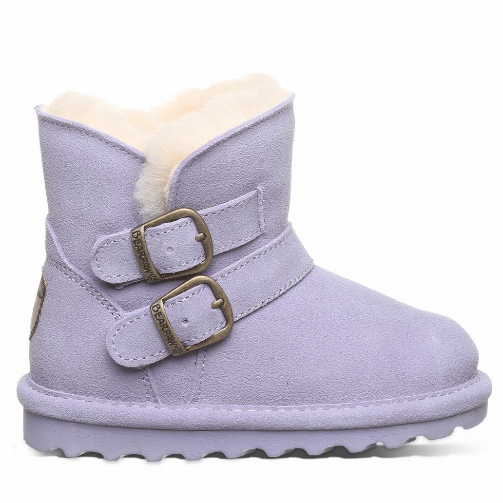 Kids' Bearpaw Katya Toddler Boots Purple | EES226IP