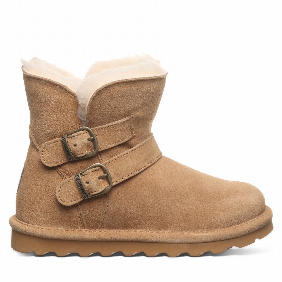 Kids' Bearpaw Katya Youth Boots Brown | URY1093OK