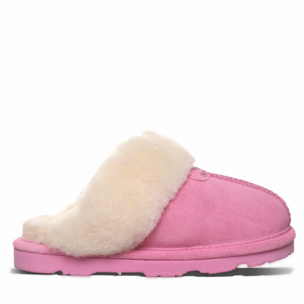 Kids' Bearpaw Loki Youth Slippers Pink | OYE7562WF