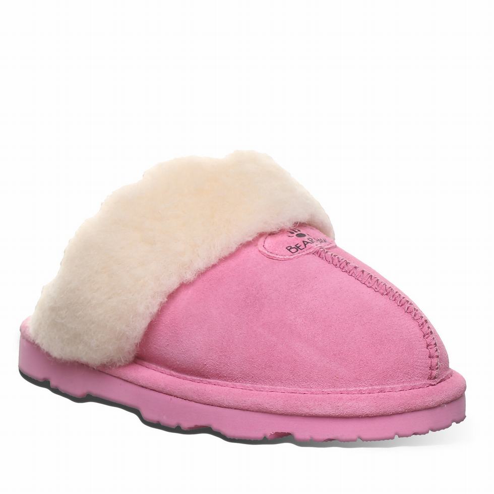 Kids\' Bearpaw Loki Youth Slippers Pink | OYE7562WF