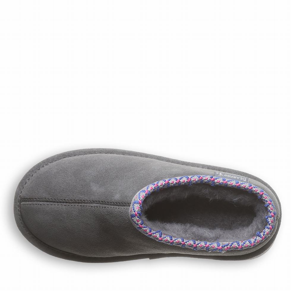 Kids' Bearpaw Martis Youth Slippers Black | BGC8112ET