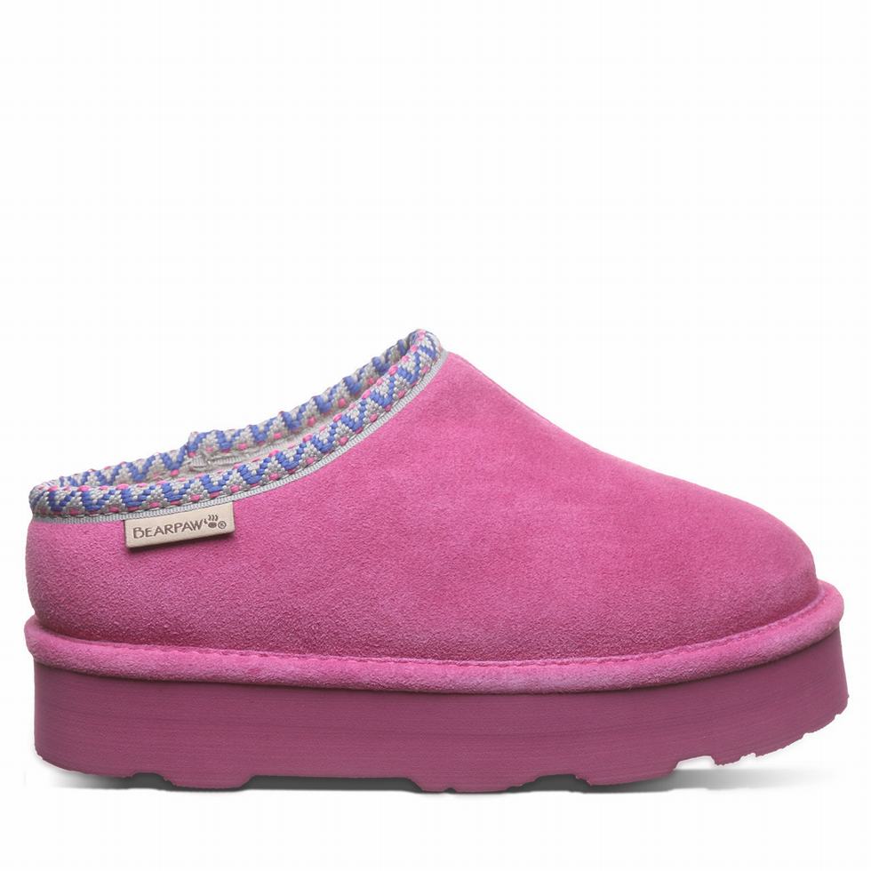 Kids' Bearpaw Martis Youth Slippers Purple | XSM5636GV