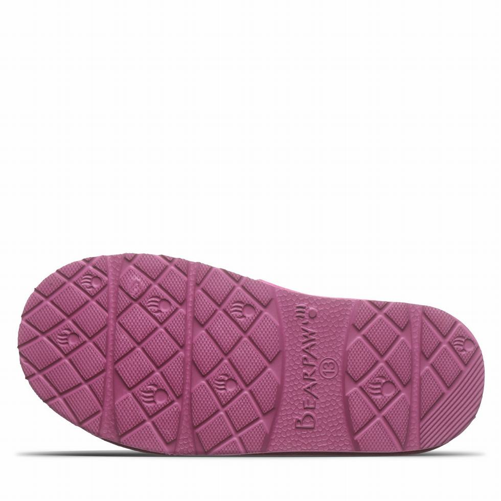 Kids' Bearpaw Martis Youth Slippers Purple | XSM5636GV