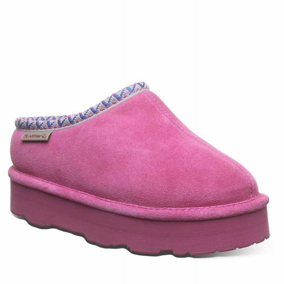 Kids\' Bearpaw Martis Youth Slippers Purple | XSM5636GV