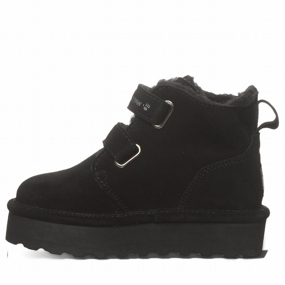 Kids' Bearpaw Retro Larisa Youth Boots Black | AWD2627CF