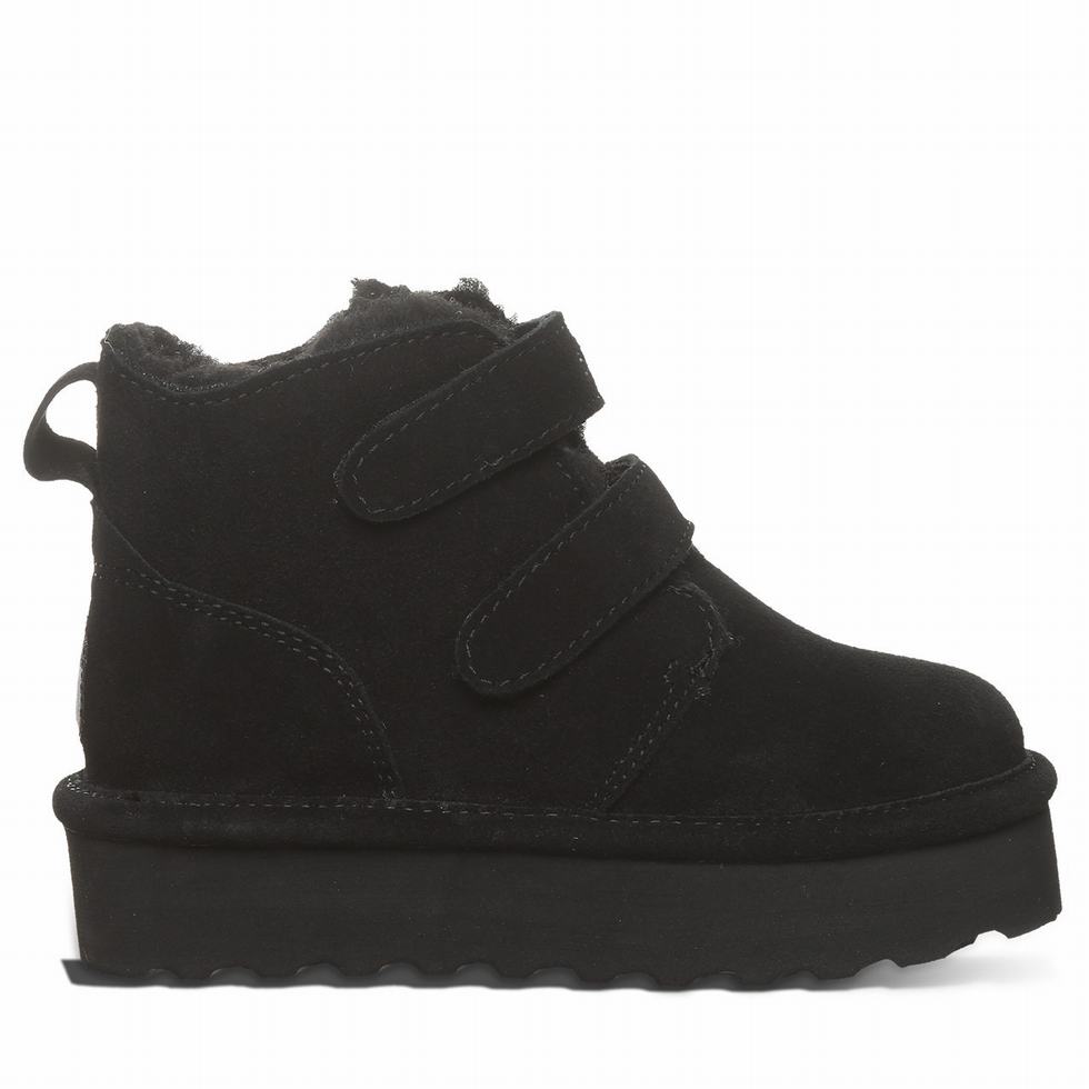 Kids' Bearpaw Retro Larisa Youth Boots Black | AWD2627CF