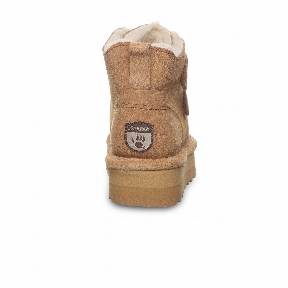 Kids' Bearpaw Retro Larisa Youth Boots Brown | QUD5363ZN