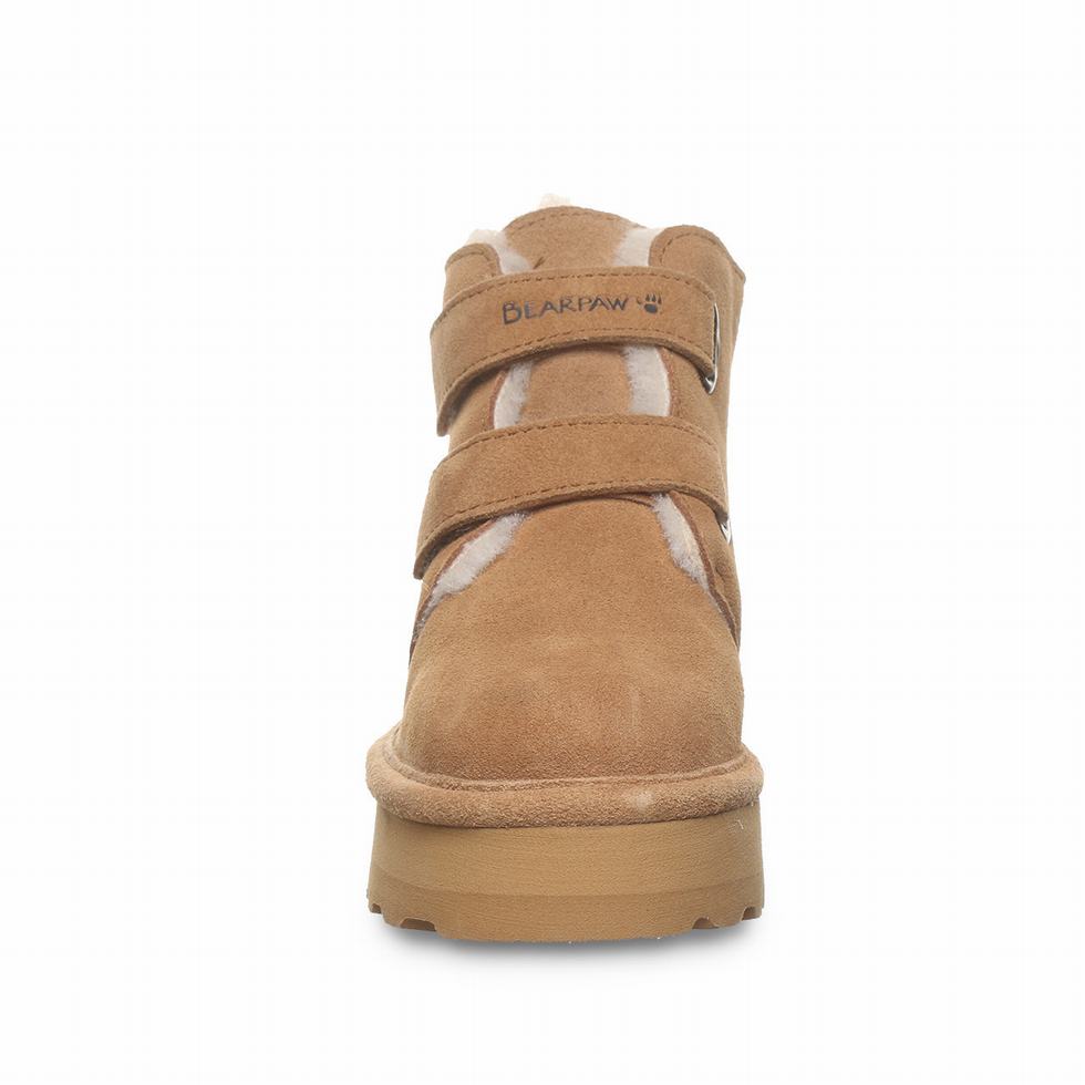 Kids' Bearpaw Retro Larisa Youth Boots Brown | QUD5363ZN