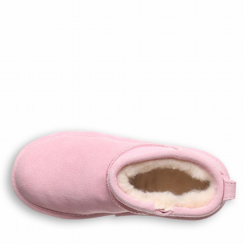 Kids' Bearpaw Retro Shorty Youth Boots Pink | MUS9726QH