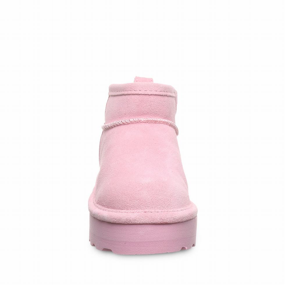 Kids' Bearpaw Retro Shorty Youth Boots Pink | MUS9726QH