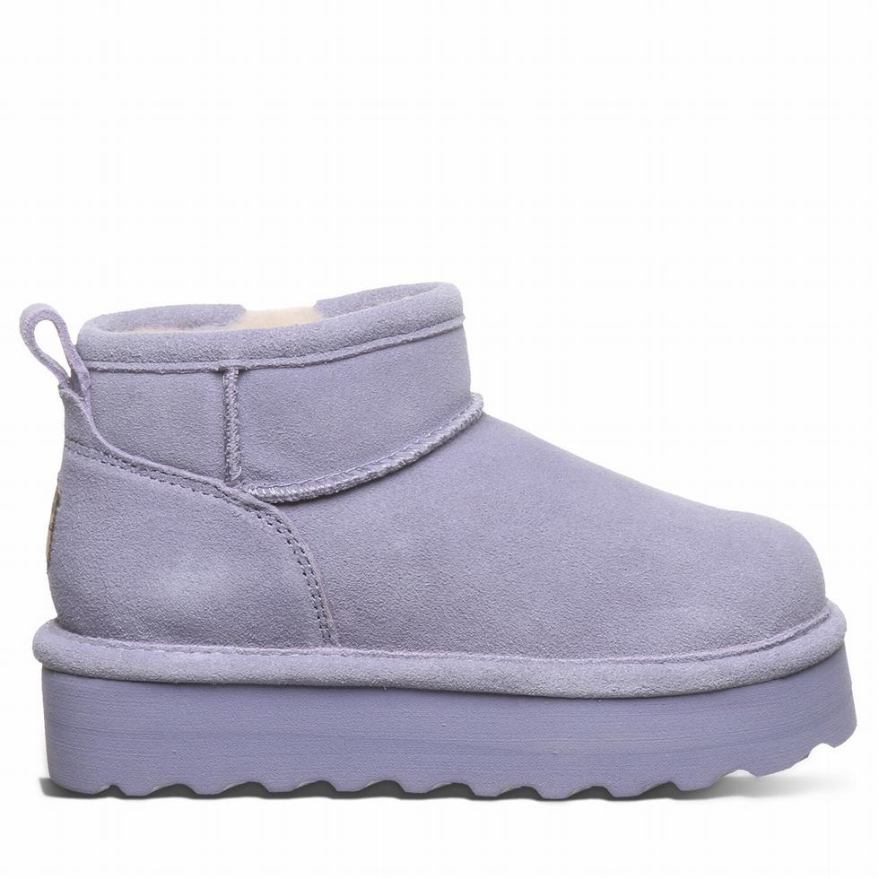 Kids' Bearpaw Retro Shorty Youth Boots Purple | CBC3276TW