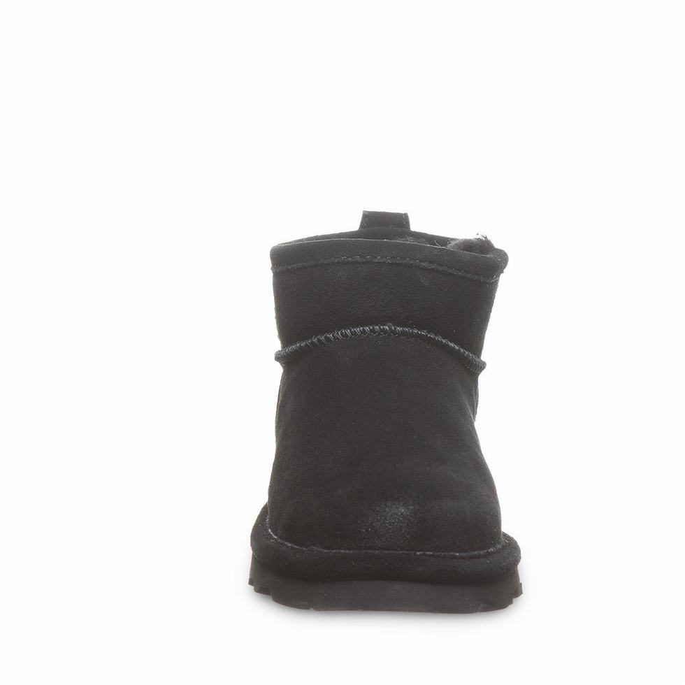 Kids' Bearpaw Shorty Youth Boots Black | BNW9320XY