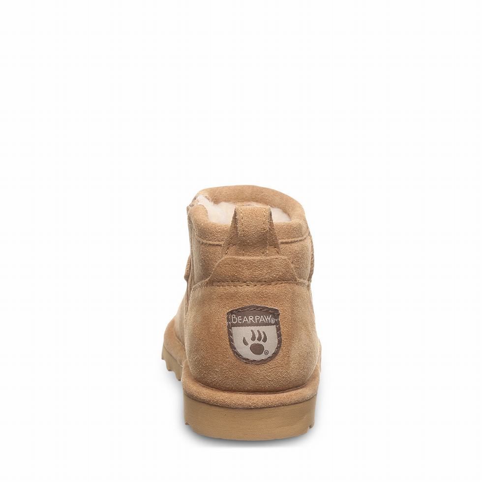 Kids' Bearpaw Shorty Youth Boots Brown | MST759IW