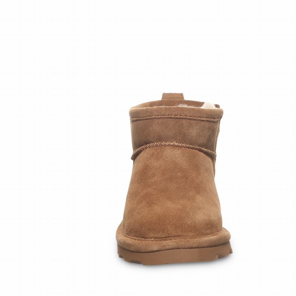 Kids' Bearpaw Shorty Youth Boots Brown | USX4073AV