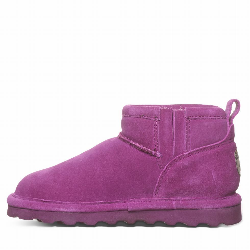 Kids' Bearpaw Shorty Youth Boots Purple | HWZ888AJ