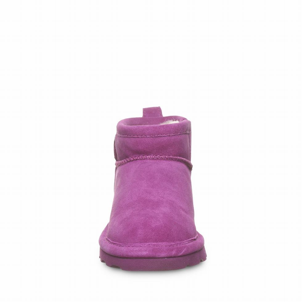 Kids' Bearpaw Shorty Youth Boots Purple | HWZ888AJ