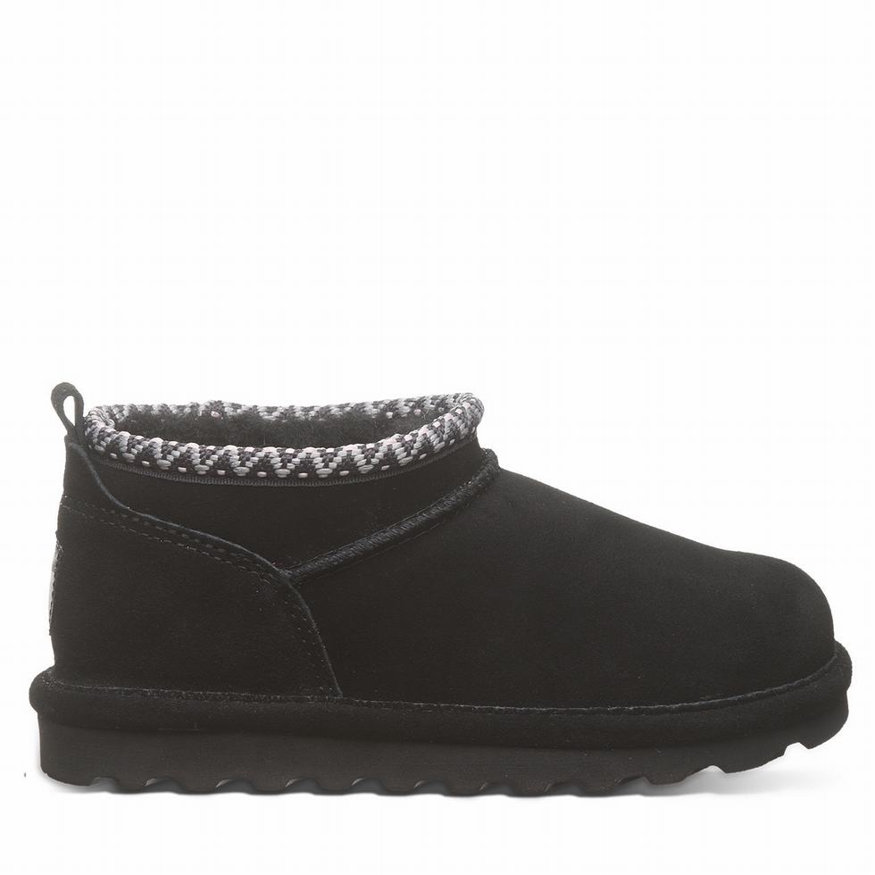 Kids' Bearpaw Super Shorty Deco Youth Boots Black | SGM9828QY