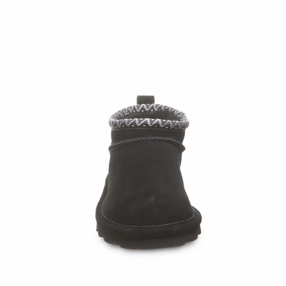 Kids' Bearpaw Super Shorty Deco Youth Boots Black | SGM9828QY