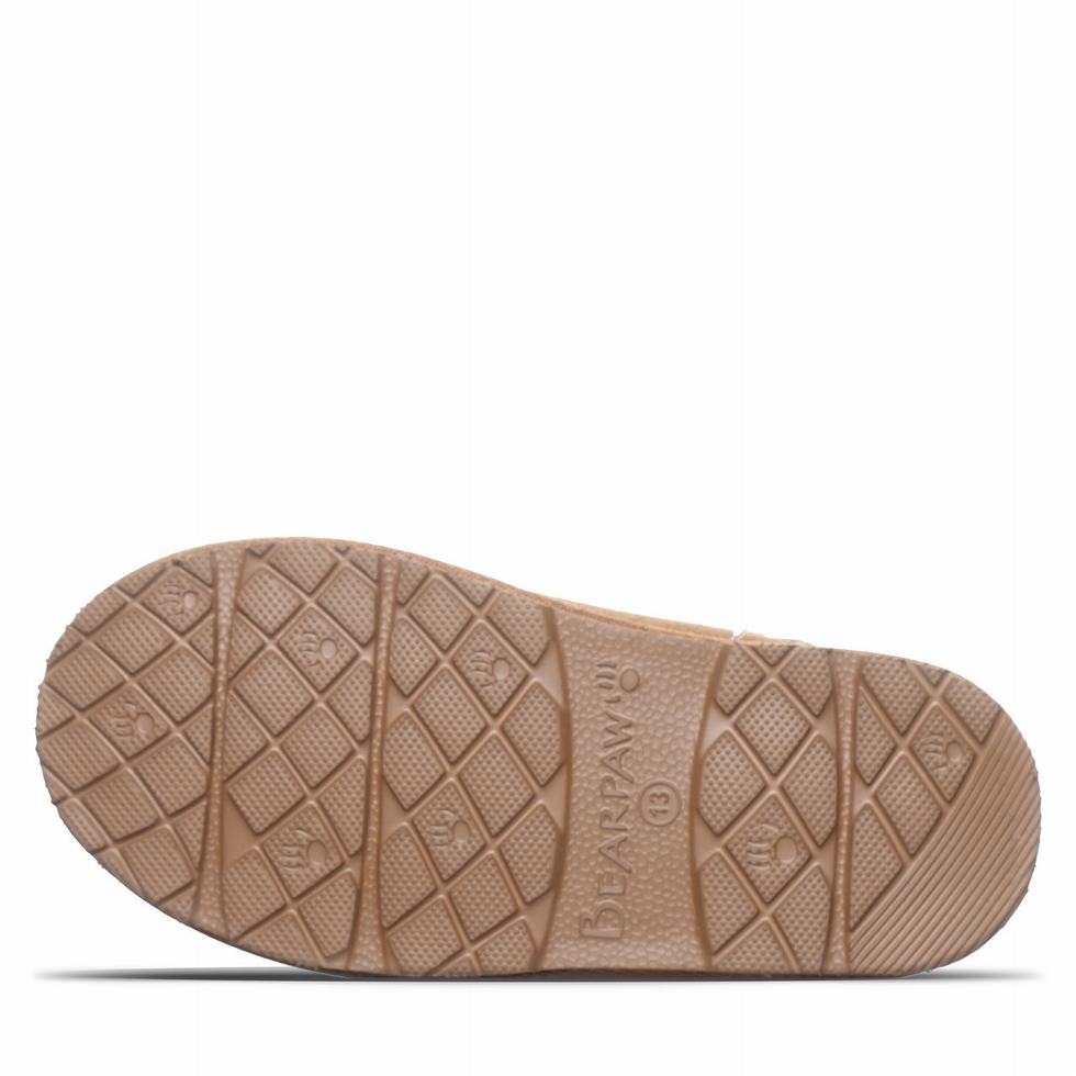 Kids' Bearpaw Tabitha Youth Slippers Brown | VCG3850OH