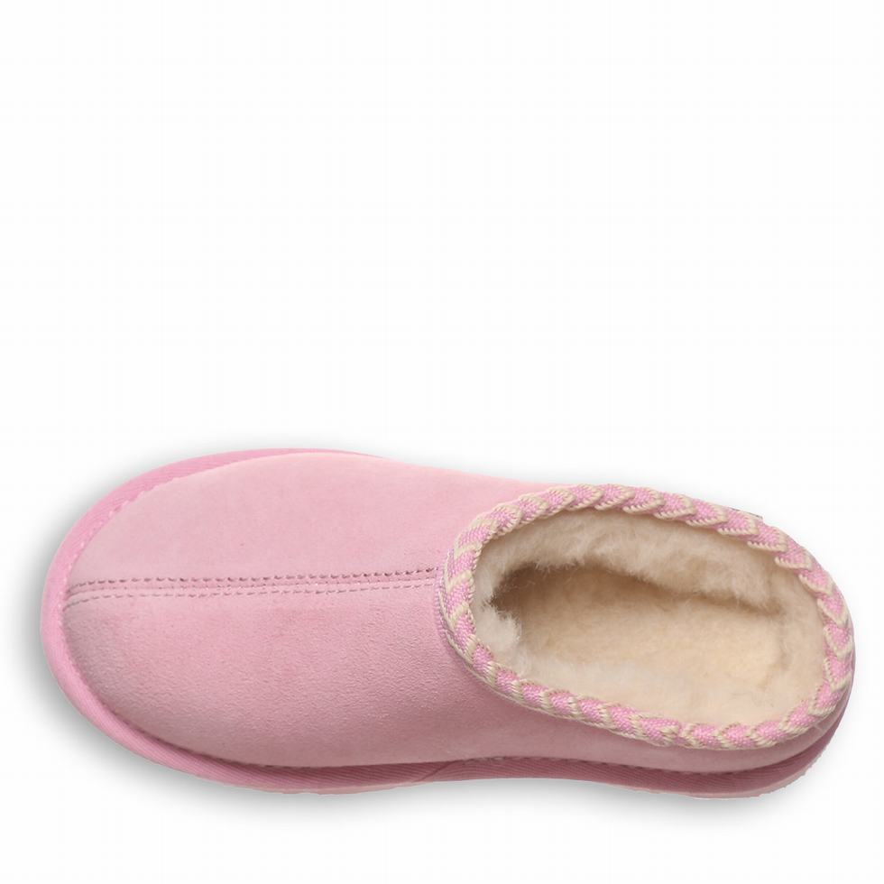 Kids' Bearpaw Tabitha Youth Slippers Pink | RYJ3615WS