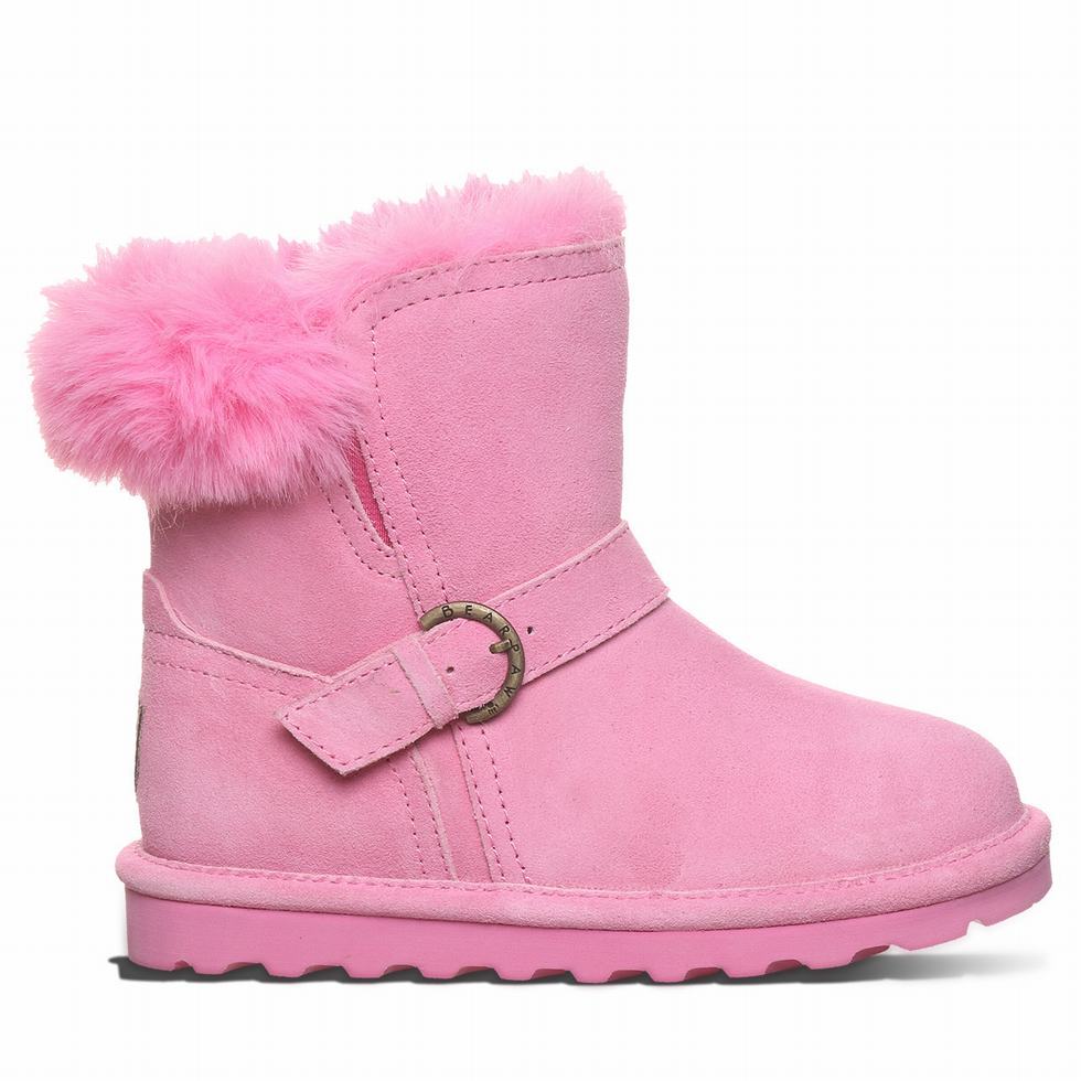 Kids' Bearpaw Tallula Youth Boots Pink | JKJ7679YX