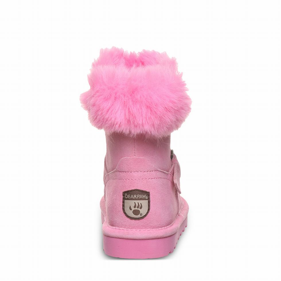 Kids' Bearpaw Tallula Youth Boots Pink | JKJ7679YX