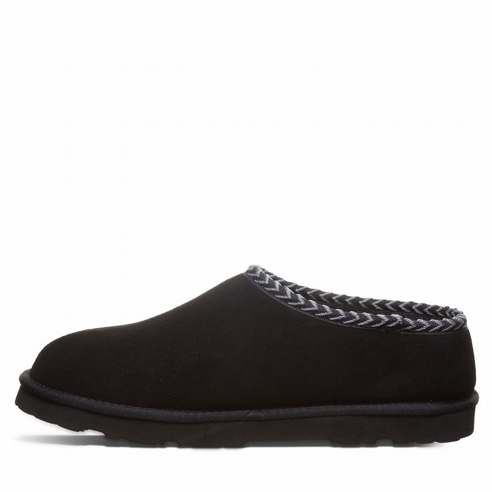 Men Bearpaw Beau Slippers Black | SFS9068JB