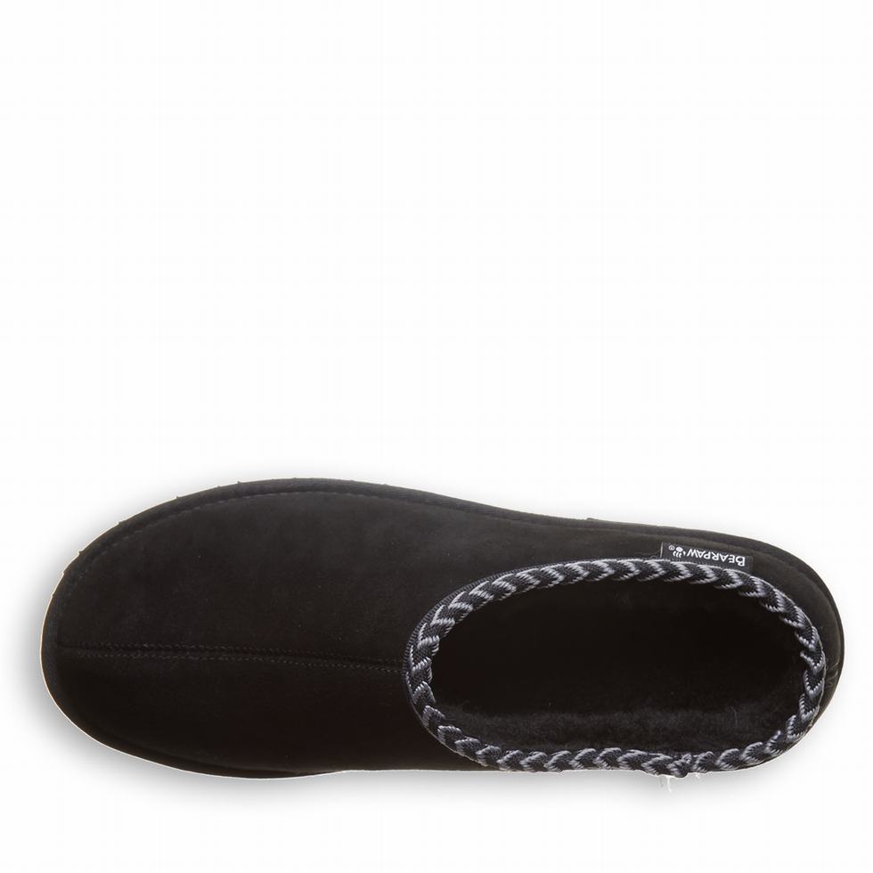 Men Bearpaw Beau Slippers Black | SFS9068JB