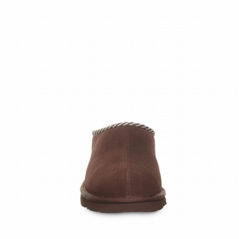 Men Bearpaw Beau Slippers Brown | VTT2132UG