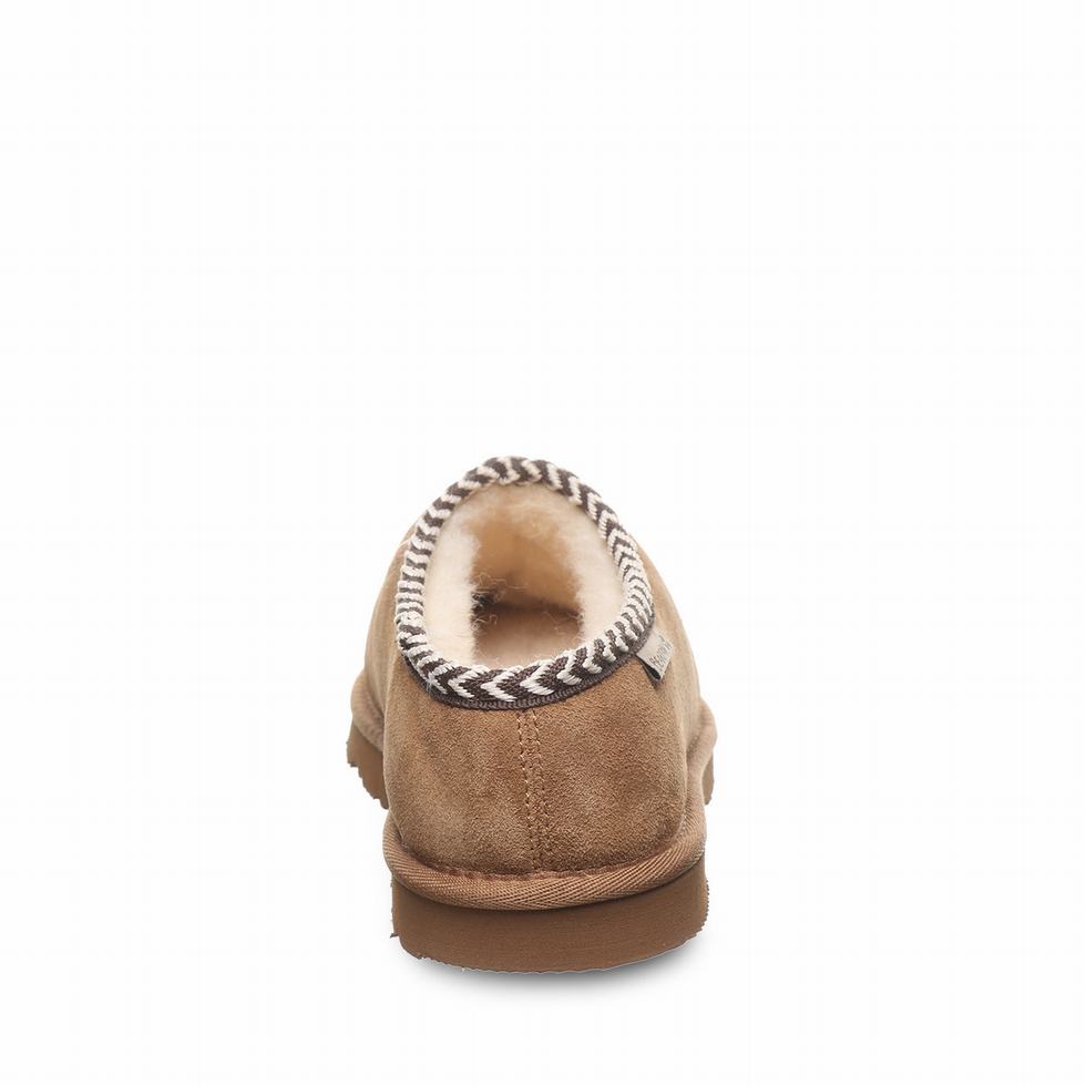 Men Bearpaw Beau Slippers Brown | XIW3492RR