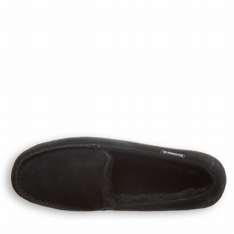 Men Bearpaw Brian loafers Black | XWJ5575NQ