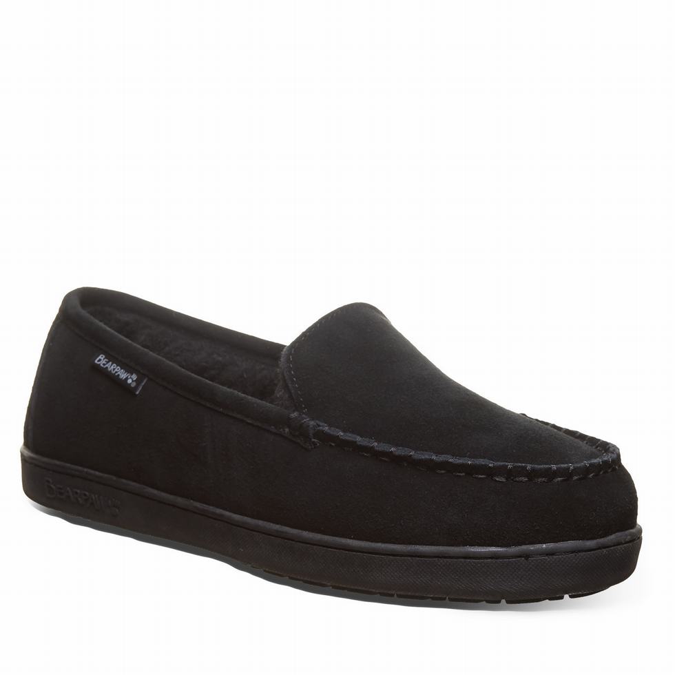 Men Bearpaw Brian loafers Black | XWJ5575NQ