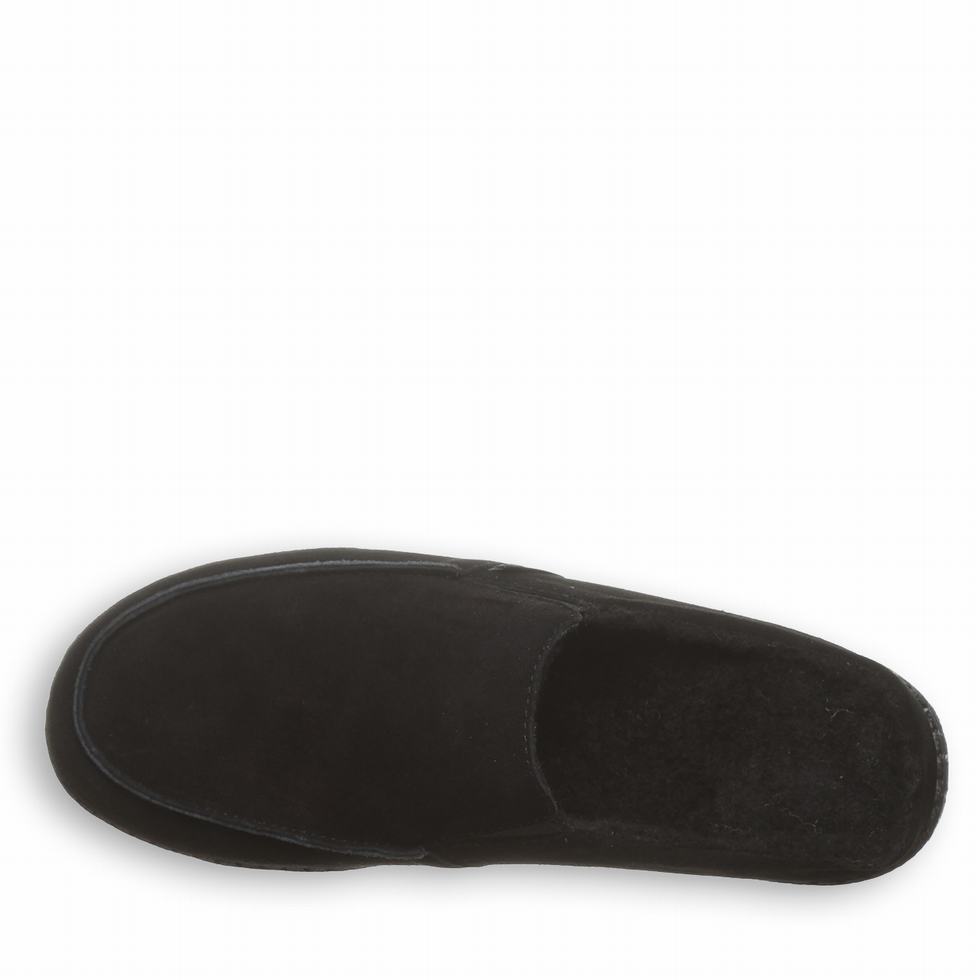 Men Bearpaw Joel Slippers Black | LQU7787CN