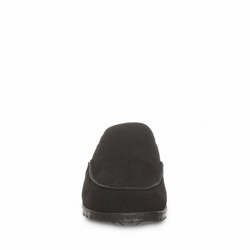 Men Bearpaw Joel Slippers Black | LQU7787CN