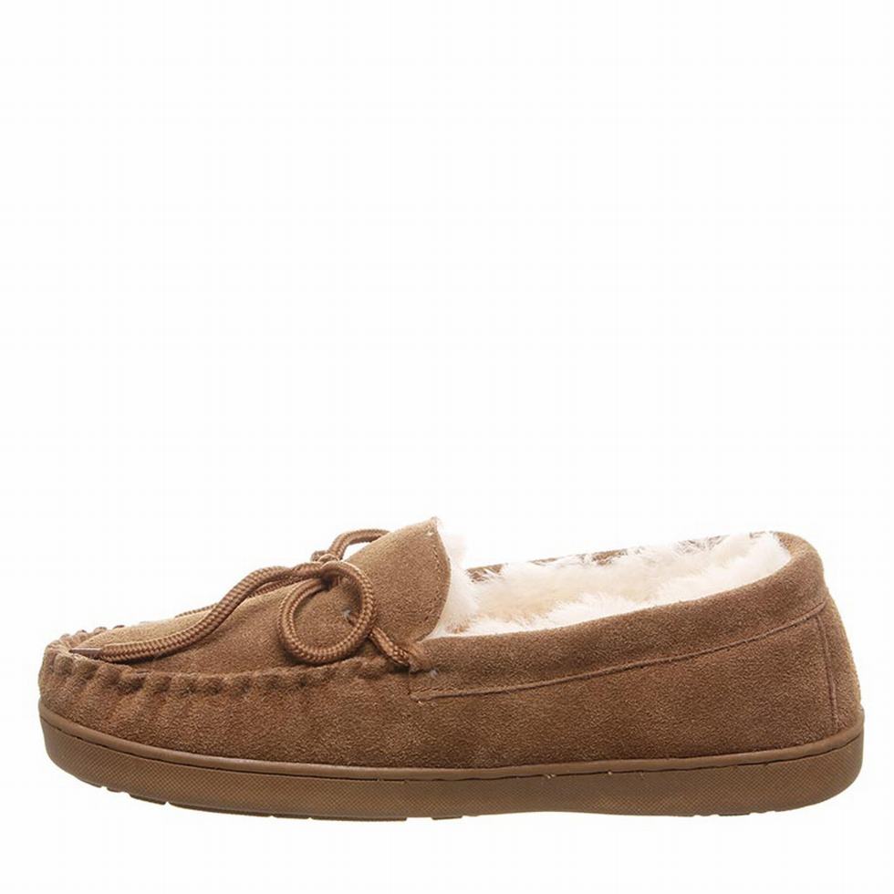 Men Bearpaw Moc II Wide loafers Brown | UAS7913UI