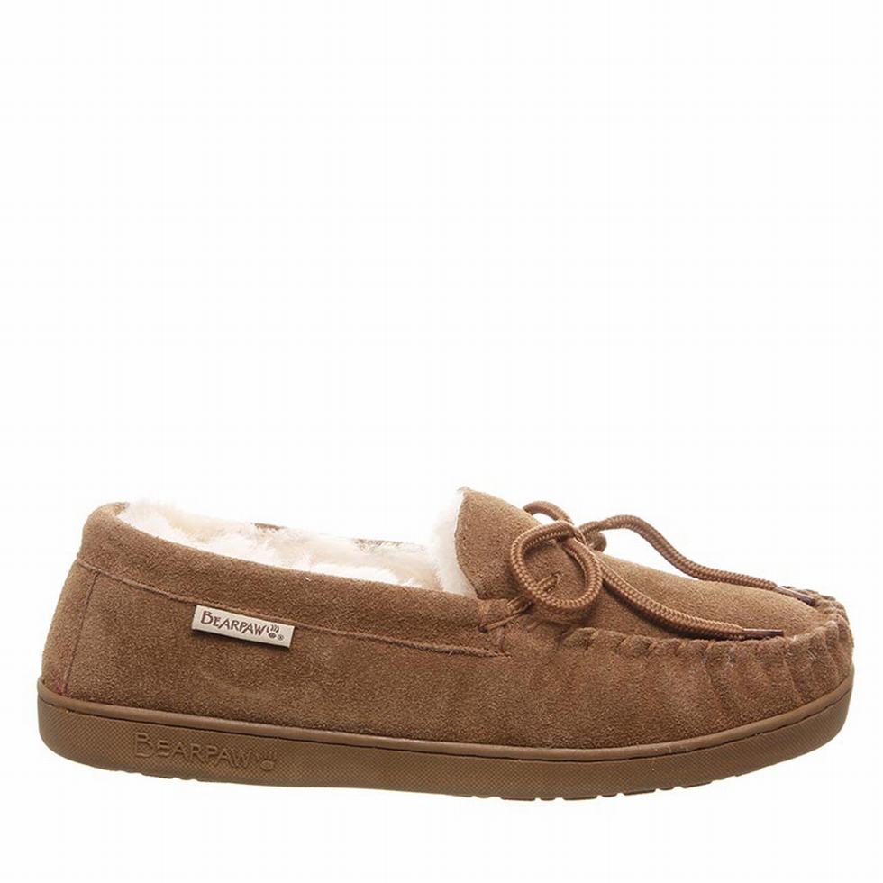 Men Bearpaw Moc II Wide loafers Brown | UAS7913UI