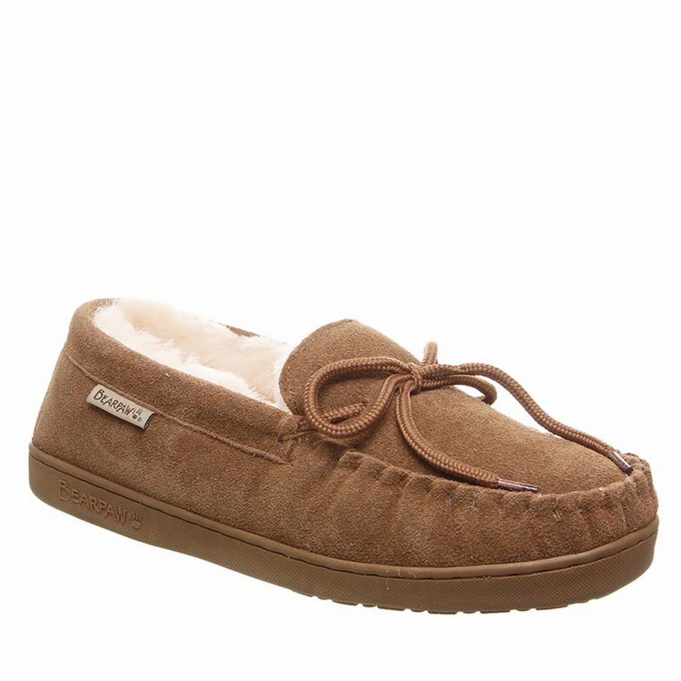 Men Bearpaw Moc II Wide loafers Brown | UAS7913UI