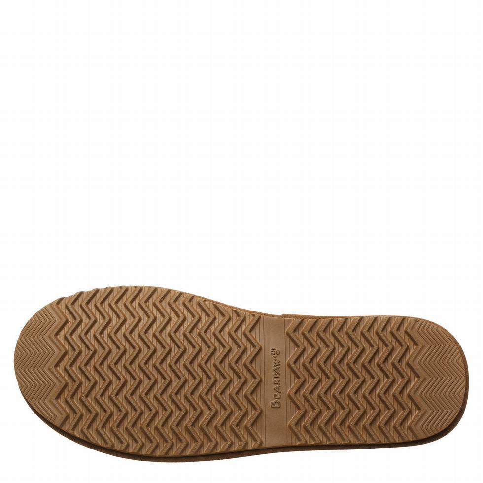 Men Bearpaw Pierre Slippers Brown | DRE2110ZG